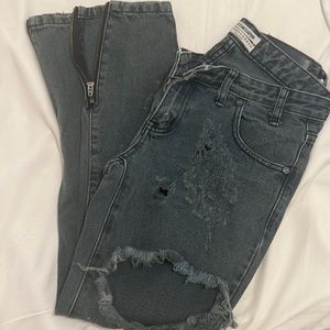One x One Teaspoon Distressed Jeans